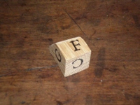 La Cabane Sul'Dos :: Jeu de dés en bois