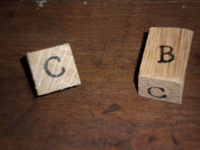 La Cabane Sul'Dos :: Jeu de dés en bois