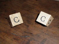 La Cabane Sul'Dos :: Jeu de dés en bois