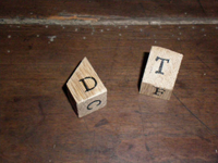 La Cabane Sul'Dos :: Jeu de dés en bois